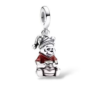 Disney Winnie the Pooh Silver Bracelet Charm